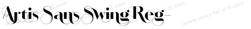 Artis Sans Swing Reg字体转换